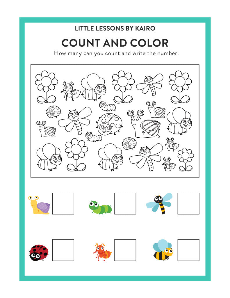 Little Lessons by Kairo Summer Activity Pages