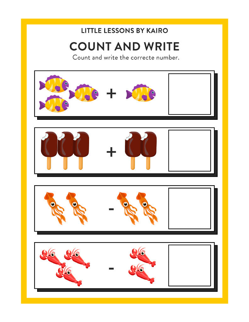Little Lessons by Kairo Summer Activity Pages