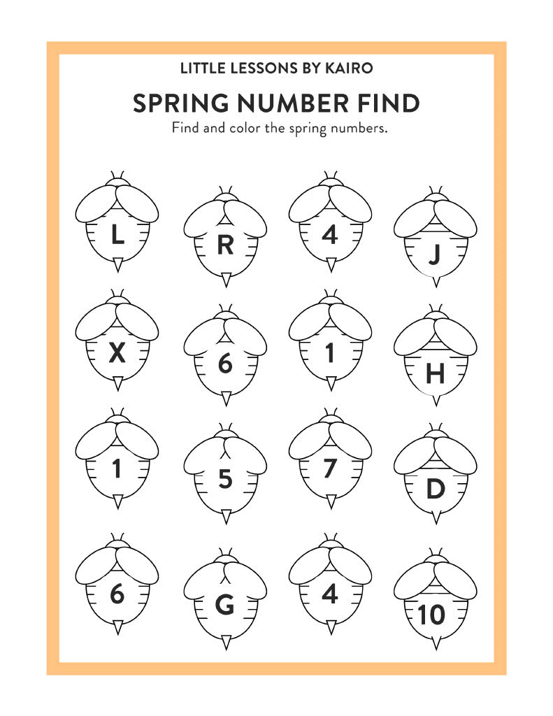Little Lessons by Kairo Summer Activity Pages