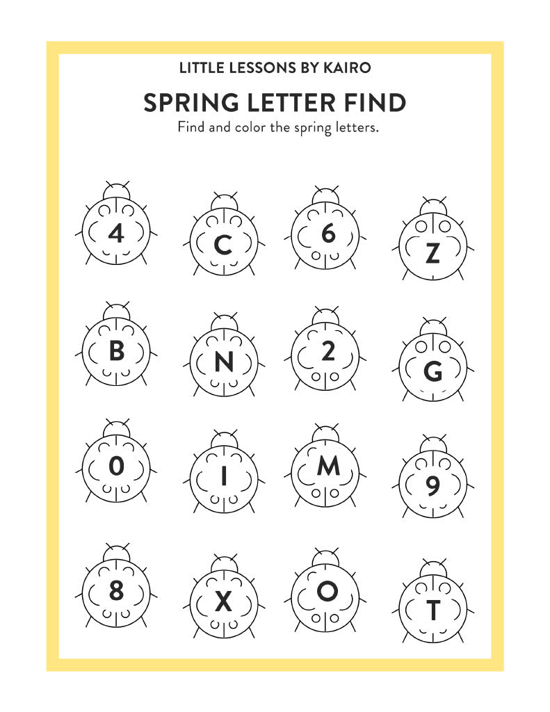 Little Lessons by Kairo Summer Activity Pages